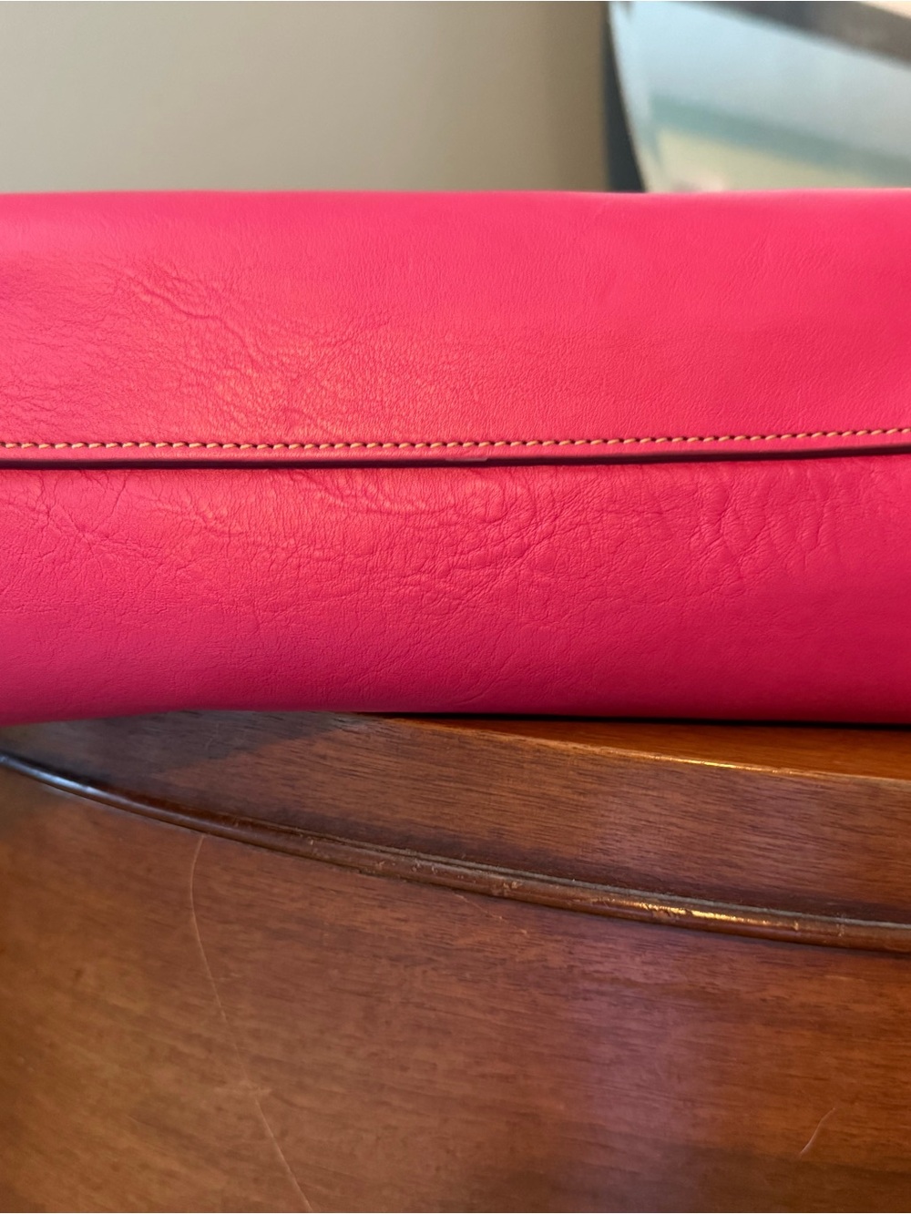 Dooney & Bourke fuchsia twist strap hobo - Picture 4 of 8